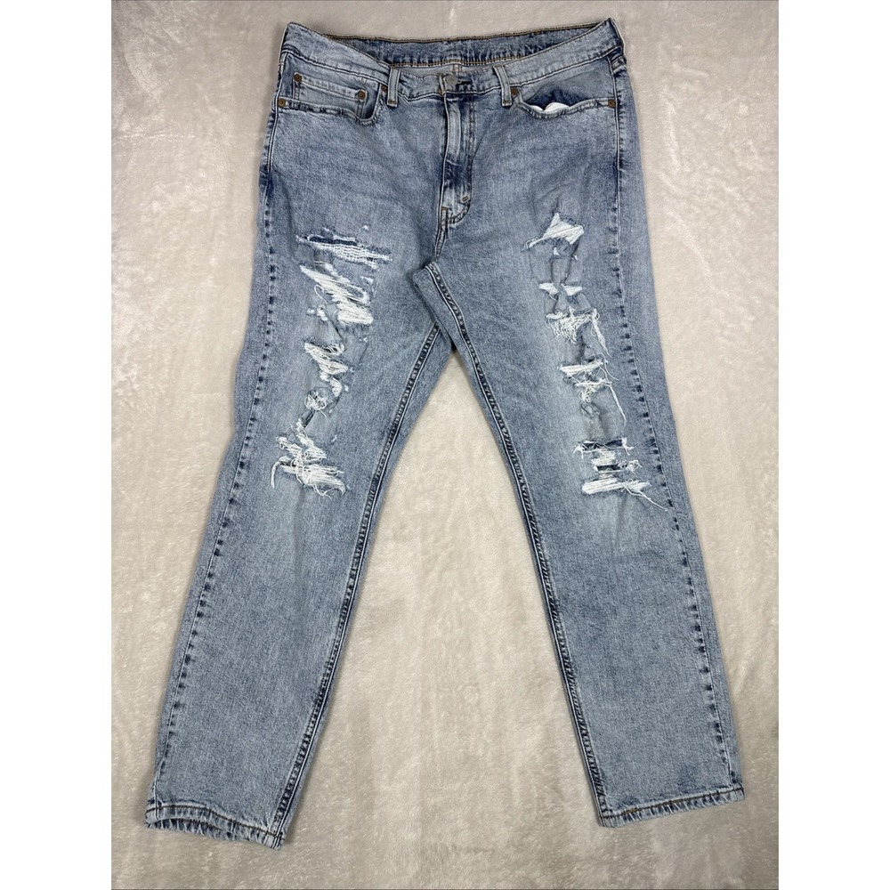 Levis 531 Jeans Mens Sz 38X30 Blue Athletic Slim Fit  Distressed (36X28)
